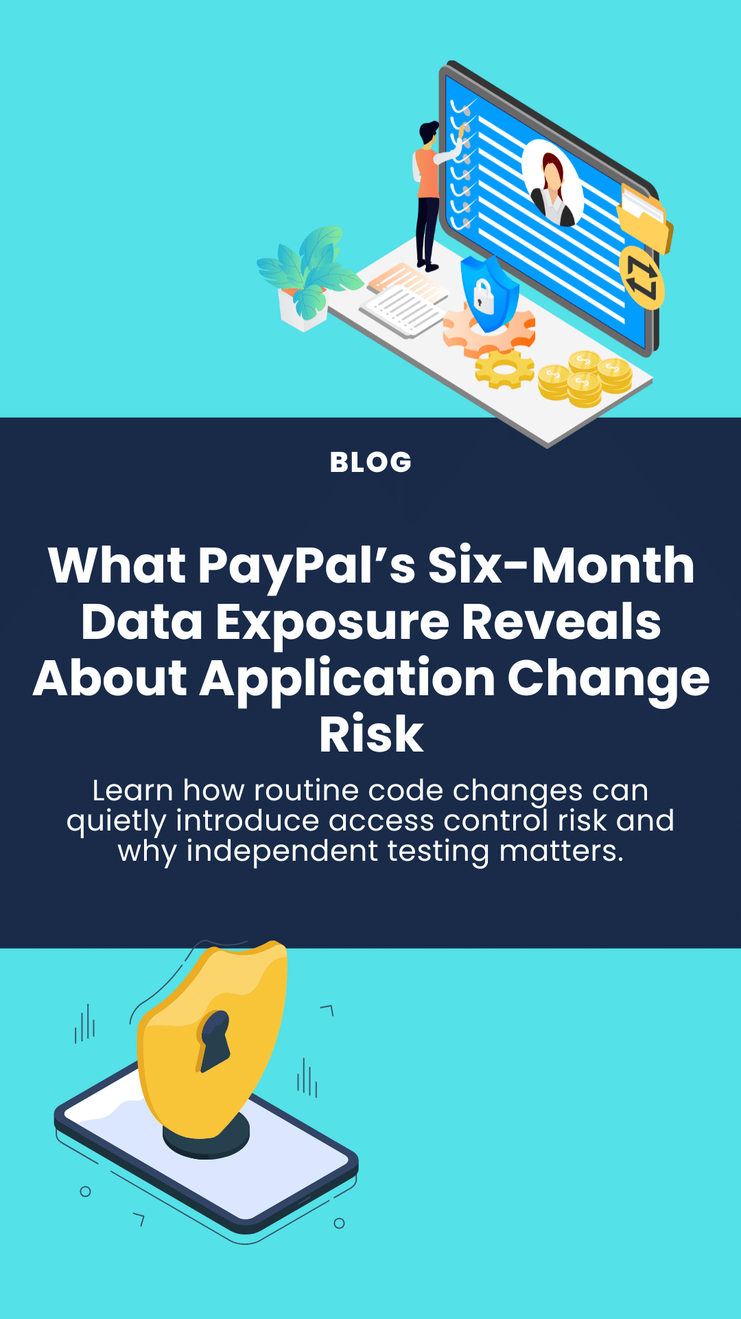 The title of the blog with a short description of the blog's contents